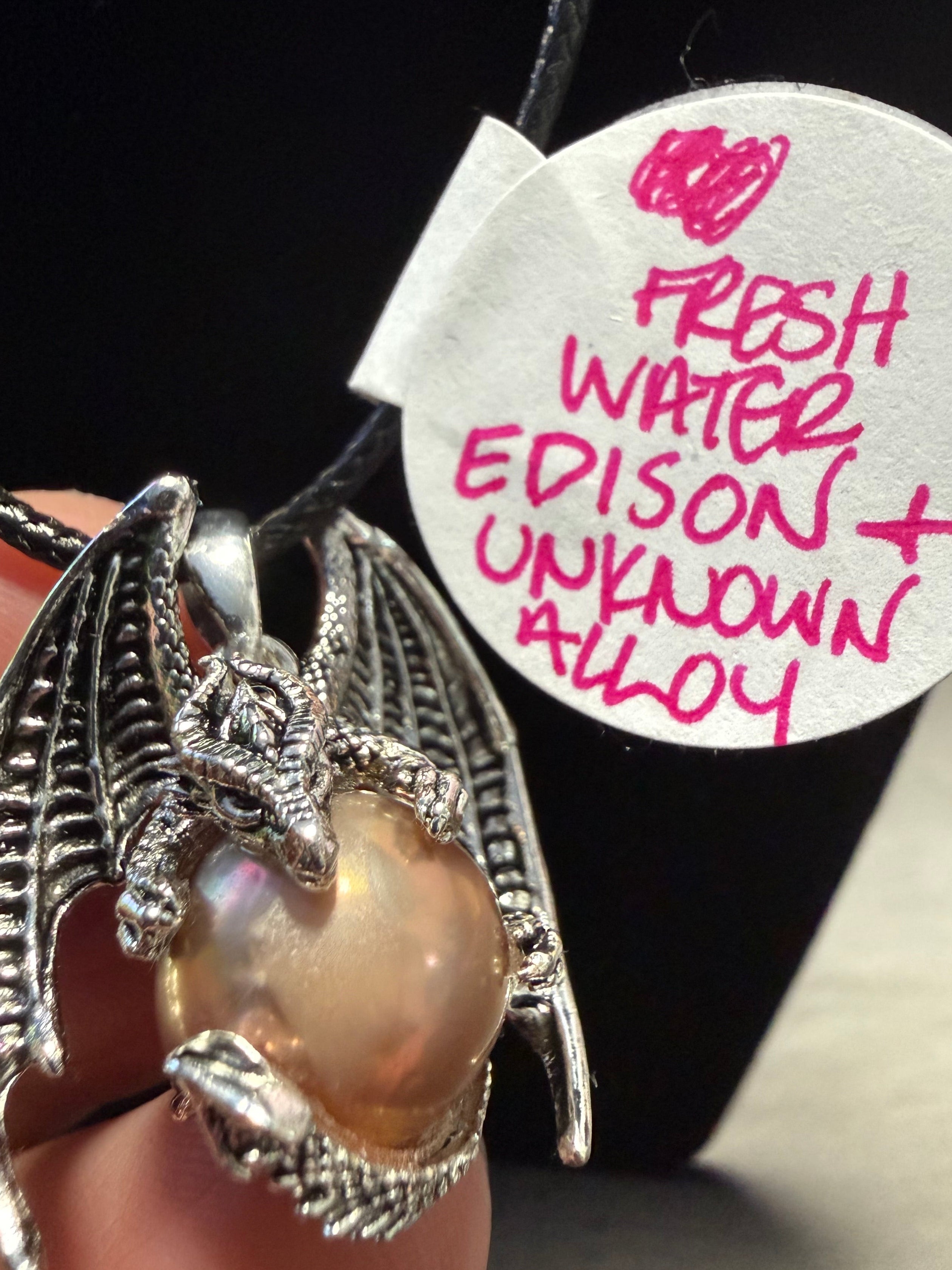 Dragon holding Edison